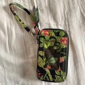 FREE with any purchase Vera Bradley Floral Wristlet